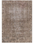 LOOMLAN Rugs Delaura Brown Washable Indoor-Outdoor Rug