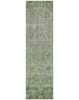 LOOMLAN Rugs Delaura Fern Washable Indoor-Outdoor Rug