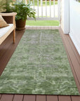 LOOMLAN Rugs Delaura Fern Washable Indoor-Outdoor Rug
