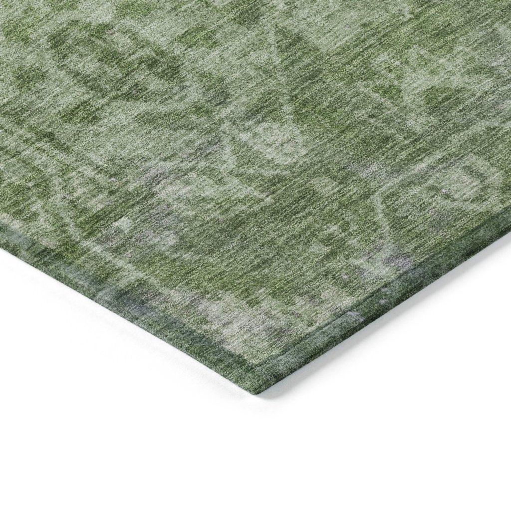 LOOMLAN Rugs Delaura Fern Washable Indoor-Outdoor Rug