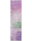 LOOMLAN Rugs Delisah Purple Washable Indoor-Outdoor Rug