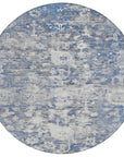 LOOMLAN Rugs Dorana Blue Washable Indoor-Outdoor Rug