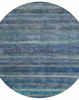LOOMLAN Rugs Doravine Blue Washable Indoor-Outdoor Rug