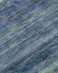 LOOMLAN Rugs Doravine Blue Washable Indoor-Outdoor Rug