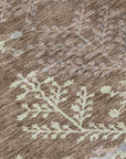 LOOMLAN Rugs Doris Brown Washable Indoor-Outdoor Rug