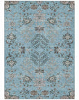 LOOMLAN Rugs Doris Sky Washable Indoor-Outdoor Rug