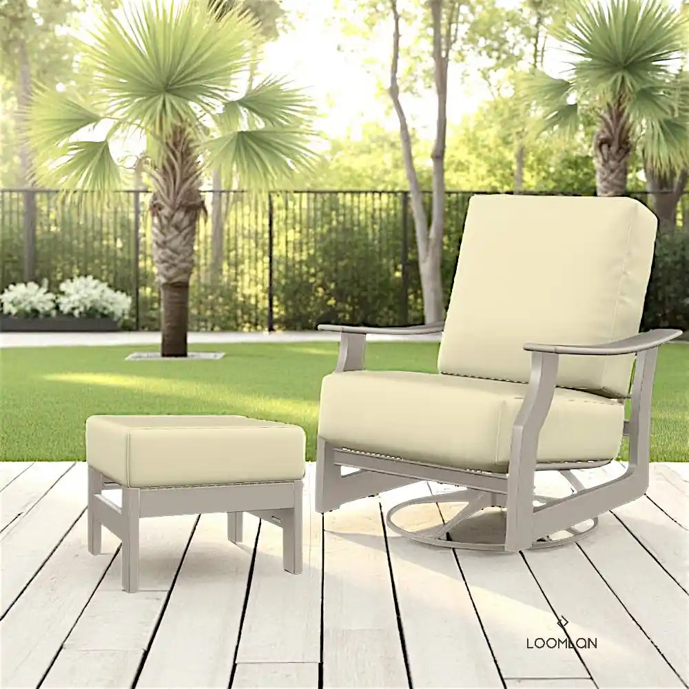 Telescope St. Catherine Cushion Deep Seat Swivel Outdoor Rocker
