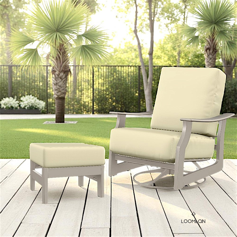 Telescope St. Catherine Cushion Deep Seat Outdoor Ottoman