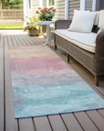 LOOMLAN Rugs Duskaria Orange Washable Indoor-Outdoor Rug