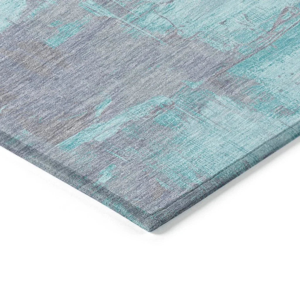 LOOMLAN Rugs Duskaria Orange Washable Indoor-Outdoor Rug