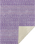 Boho Purple Washable Indoor-Outdoor Rug