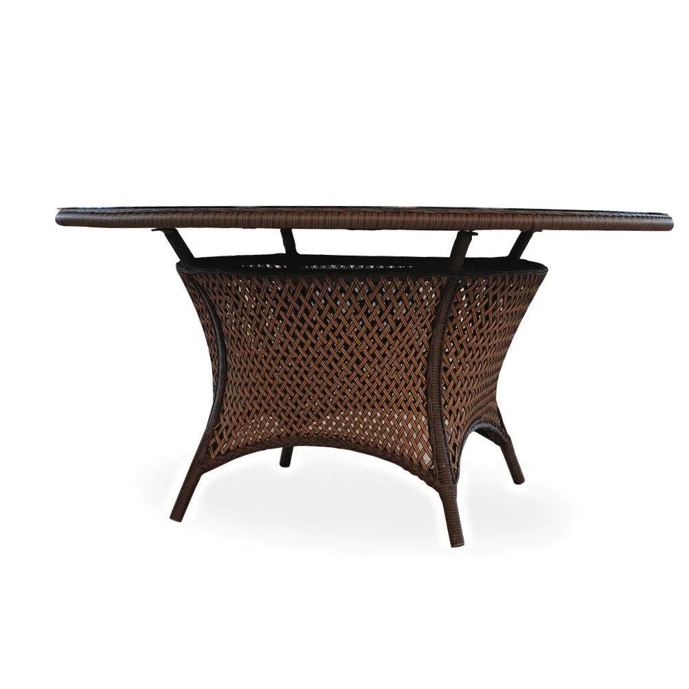 Grand Traverse 60" Round Umbrella Dining Table -- view 2