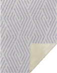 Geometric Lavender Washable Indoor-Outdoor Rug