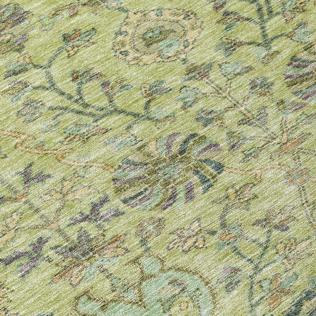 LOOMLAN Rugs Echo Mint Washable Indoor-Outdoor Rug