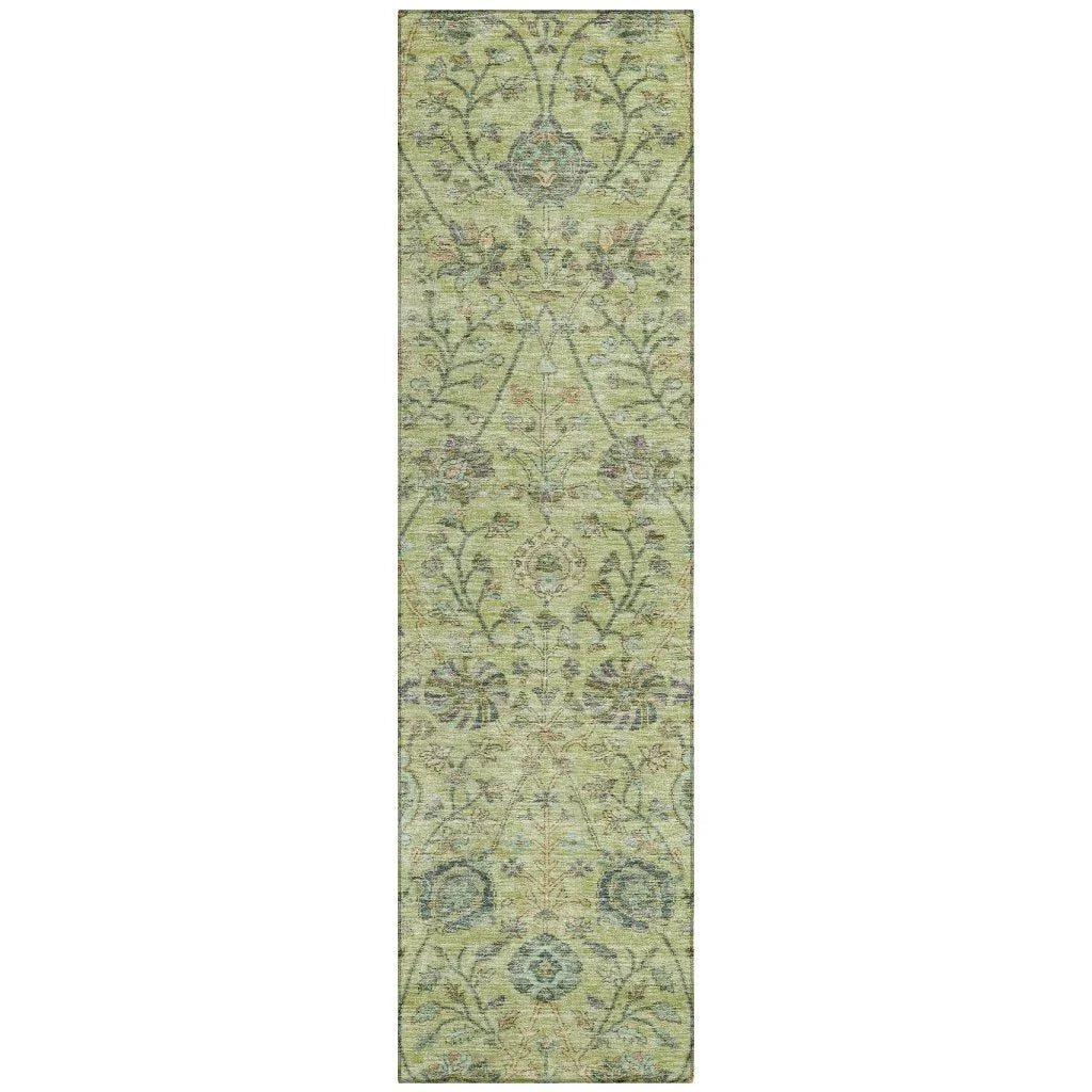 LOOMLAN Rugs Echo Mint Washable Indoor-Outdoor Rug