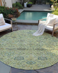 LOOMLAN Rugs Echo Mint Washable Indoor-Outdoor Rug