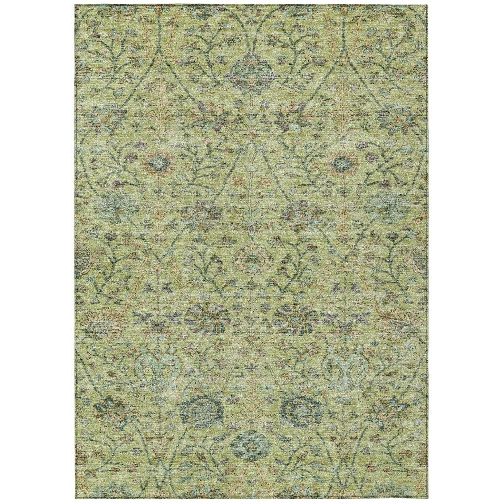 LOOMLAN Rugs Echo Mint Washable Indoor-Outdoor Rug