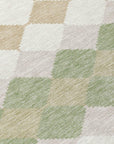 LOOMLAN Rugs Eira Green Washable Indoor-Outdoor Rug