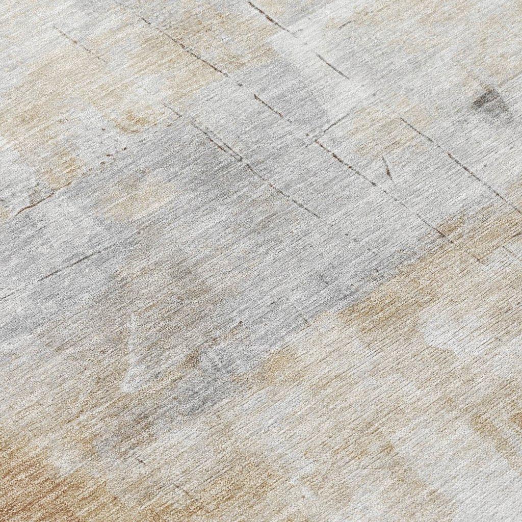 LOOMLAN Rugs Elanor Brown Washable Indoor-Outdoor Rug
