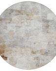 LOOMLAN Rugs Elanor Brown Washable Indoor-Outdoor Rug