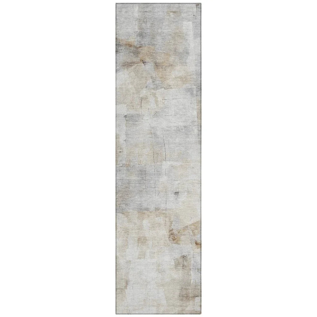 LOOMLAN Rugs Elanor Brown Washable Indoor-Outdoor Rug