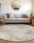 LOOMLAN Rugs Elanor Brown Washable Indoor-Outdoor Rug