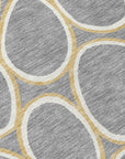 LOOMLAN Rugs Elantra Gray Washable Indoor-Outdoor Rug