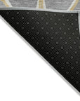 LOOMLAN Rugs Elantra Gray Washable Indoor-Outdoor Rug