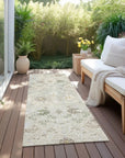 LOOMLAN Rugs Elara Brown Washable Indoor-Outdoor Rug