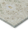 LOOMLAN Rugs Elara Brown Washable Indoor-Outdoor Rug