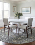 LOOMLAN Rugs Elara Charcoal Washable Indoor-Outdoor Rug