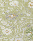 LOOMLAN Rugs Elara Green Washable Indoor-Outdoor Rug