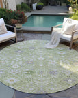 LOOMLAN Rugs Elara Green Washable Indoor-Outdoor Rug