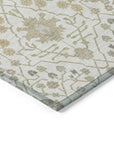 LOOMLAN Rugs Elara Ivory Washable Indoor-Outdoor Rug