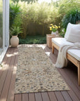 LOOMLAN Rugs Elara Taupe Washable Indoor-Outdoor Rug