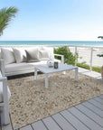 LOOMLAN Rugs Elara Taupe Washable Indoor-Outdoor Rug