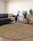 LOOMLAN Rugs Elenore Brown Washable Indoor-Outdoor Rug