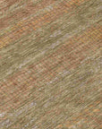LOOMLAN Rugs Elenore Brown Washable Indoor-Outdoor Rug