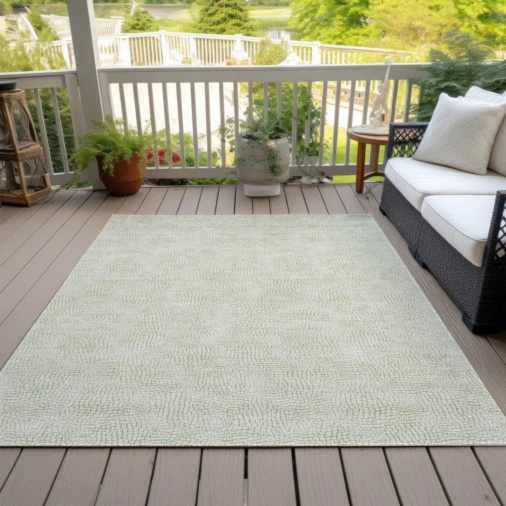 LOOMLAN Rugs Eleya Aloe Washable Indoor-Outdoor Rug