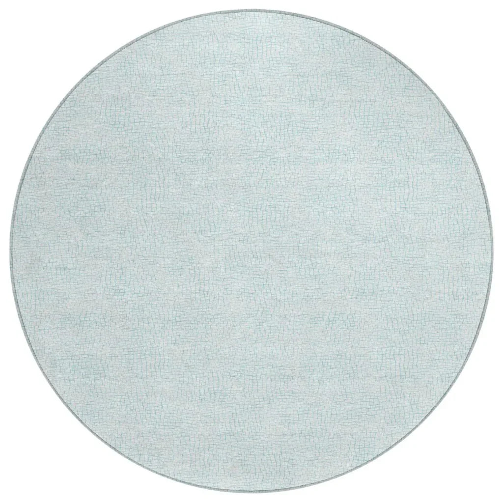 LOOMLAN Rugs Eleya Blue Washable Indoor-Outdoor Rug