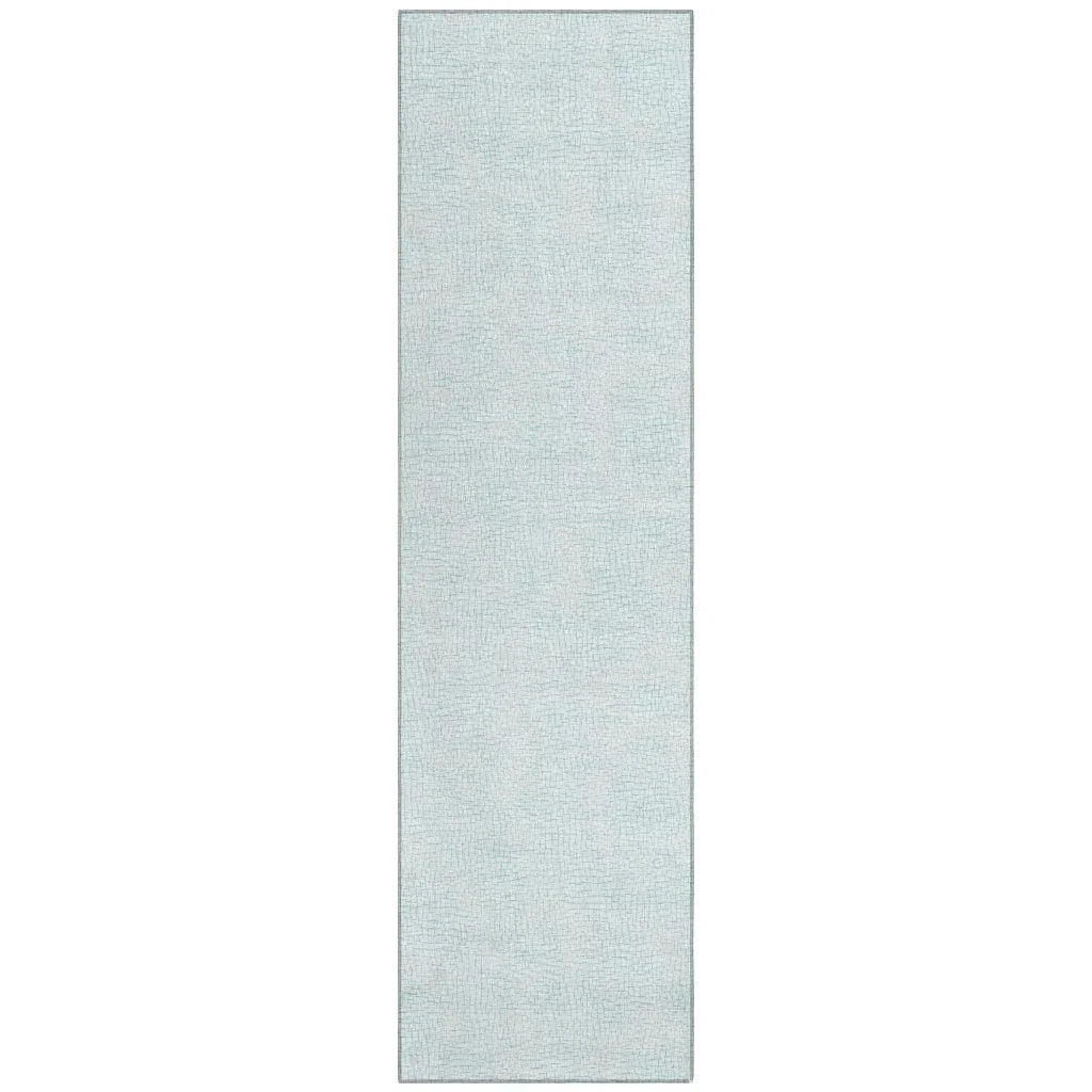 LOOMLAN Rugs Eleya Blue Washable Indoor-Outdoor Rug