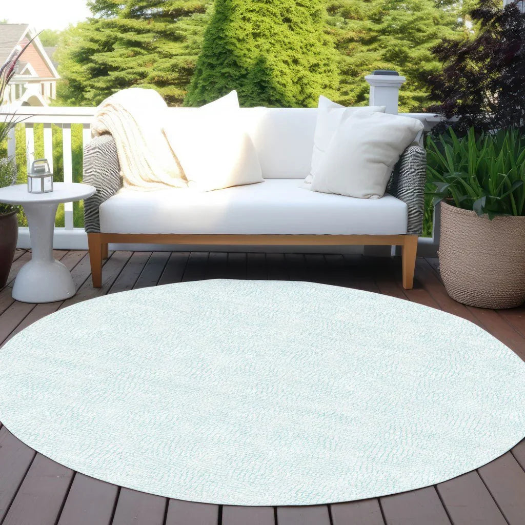 LOOMLAN Rugs Eleya Blue Washable Indoor-Outdoor Rug