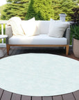 LOOMLAN Rugs Eleya Blue Washable Indoor-Outdoor Rug