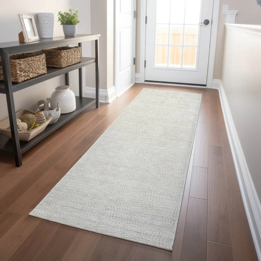 LOOMLAN Rugs Eleya Brown Washable Indoor-Outdoor Rug