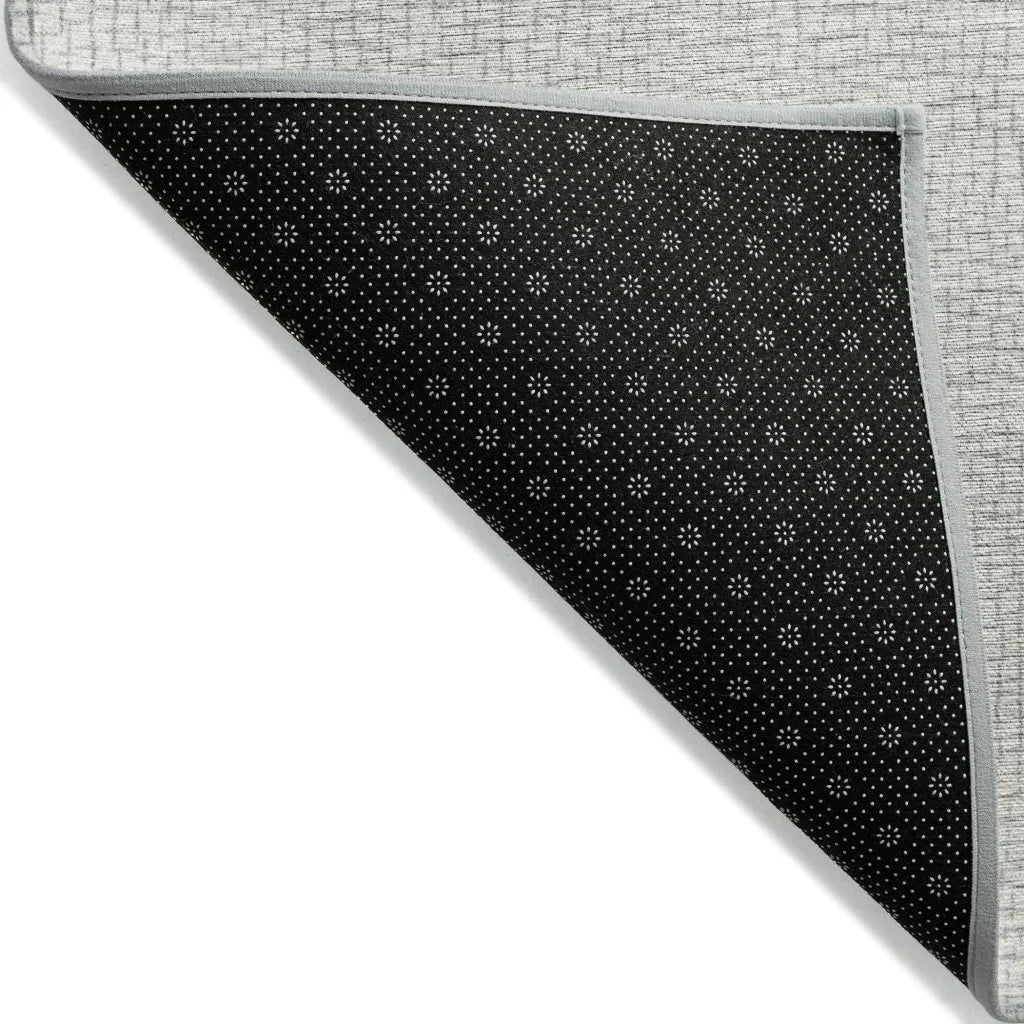 LOOMLAN Rugs Eleya Gray Washable Indoor-Outdoor Rug