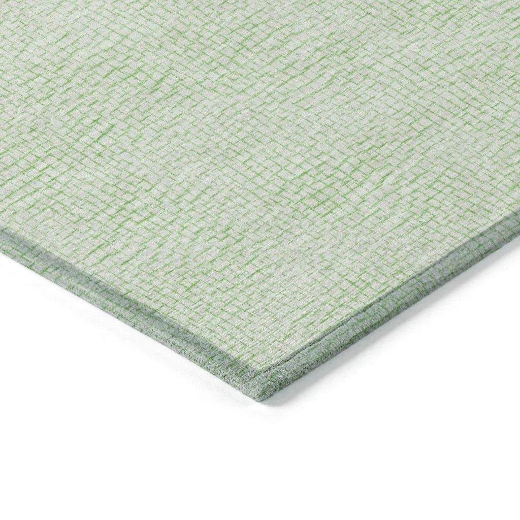 LOOMLAN Rugs Eleya Green Washable Indoor-Outdoor Rug
