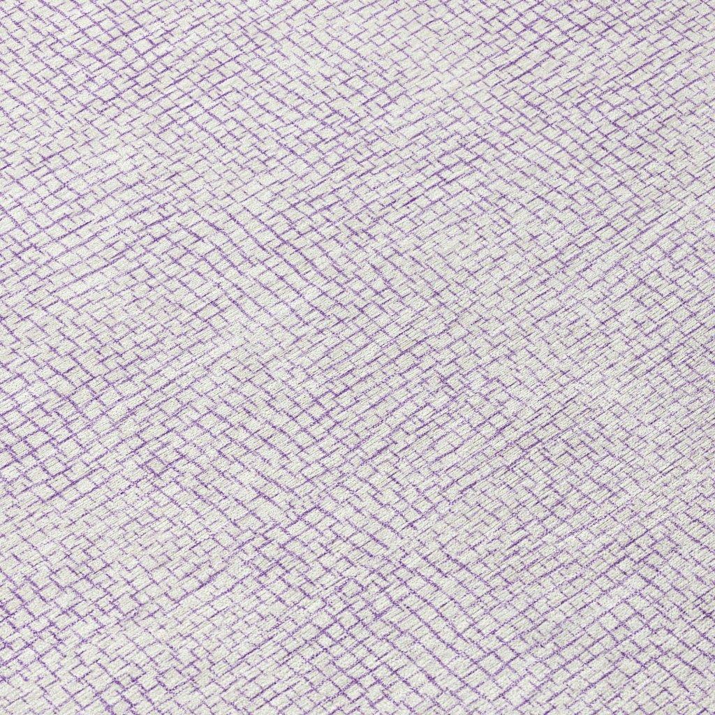 LOOMLAN Rugs Eleya Purple Washable Indoor-Outdoor Rug