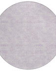 LOOMLAN Rugs Eleya Purple Washable Indoor-Outdoor Rug