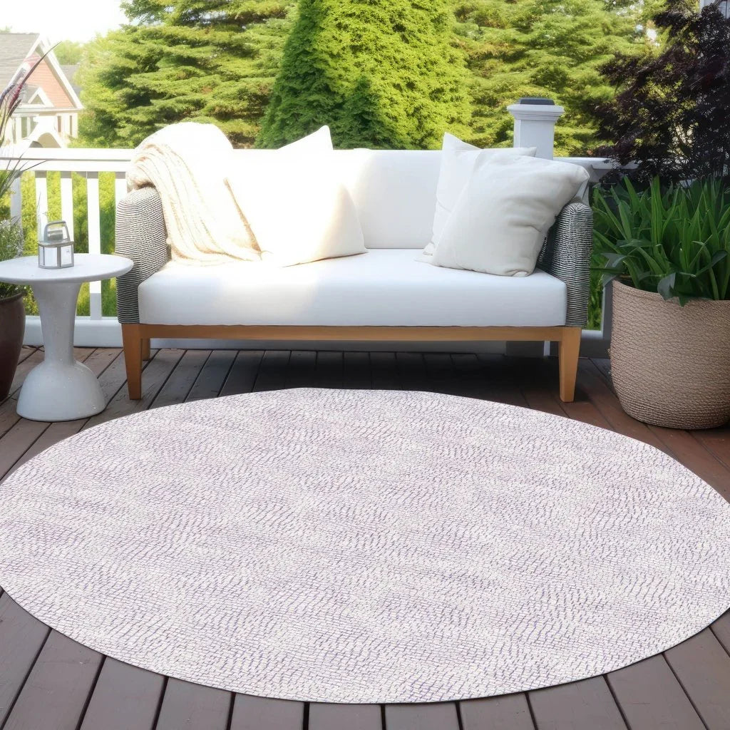 LOOMLAN Rugs Eleya Purple Washable Indoor-Outdoor Rug