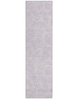 LOOMLAN Rugs Eleya Purple Washable Indoor-Outdoor Rug
